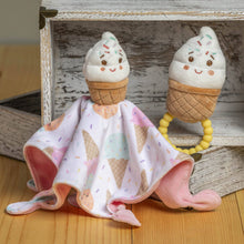 Load image into Gallery viewer, Sweet Soothie Sprinkly Ice Cream Teether Rattle