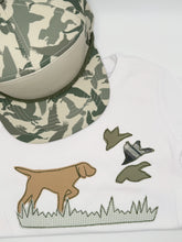 Load image into Gallery viewer, Hunting buddy appliqué tee/onesie