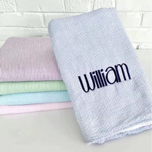 Load image into Gallery viewer, Seersucker Beach Towels