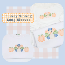 Load image into Gallery viewer, Turkey Trio Embroidery Top