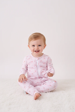 Load image into Gallery viewer, Blush Bows Bamboo Romper