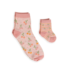 Load image into Gallery viewer, Cherry Cute Mama & Me Socks