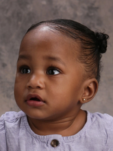 Load image into Gallery viewer, 14k Gold Plated Stud Earring-Screw Back