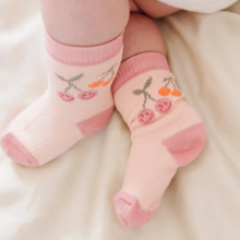 Load image into Gallery viewer, Cherry Cute Baby Socks Trio