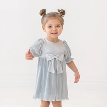 Load image into Gallery viewer, Silver & Sassy Bow Dress