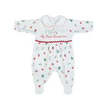 Load image into Gallery viewer, My First Christmas Romper
