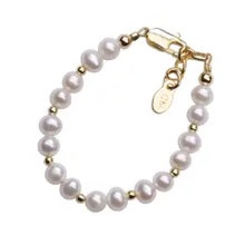 Load image into Gallery viewer, Brynn Pearl Bracelet 14k