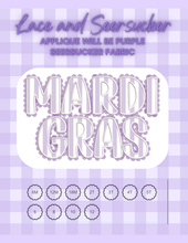 Load image into Gallery viewer, Lace and Seersucker tee
