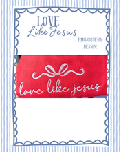 Load image into Gallery viewer, Love like Jesus Ruffle Tee
