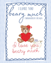 Load image into Gallery viewer, I love you Beary Much onesie
