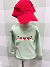 Load image into Gallery viewer, Ducks string of hearts
