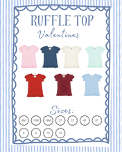 Load image into Gallery viewer, Be Mine Short Sleeve Ruffle
