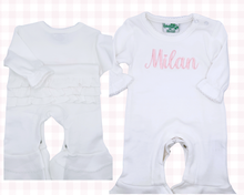 Load image into Gallery viewer, Bell Bottom Stitched Romper
