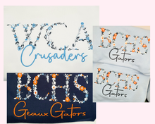 Load image into Gallery viewer, School Spirit Floral Tee
