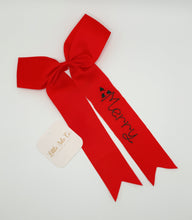 Load image into Gallery viewer, Merry Stitched cheer Bow
