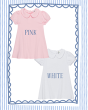 Load image into Gallery viewer, Delicate floral garland Peter Pan dress
