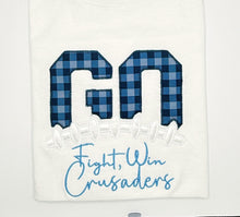 Load image into Gallery viewer, Go, Fight, Win Tee
