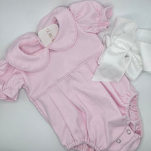 Load image into Gallery viewer, Girls Cotton Bubble with Peter Pan Collar
