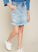 Load image into Gallery viewer, High Waisted Denim Skirt
