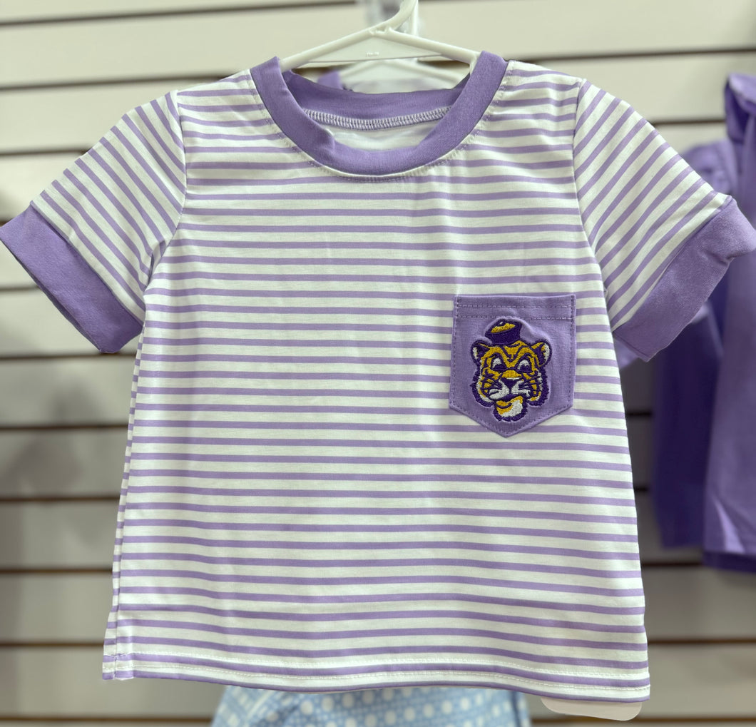 Little Tiger Embroidered Tee