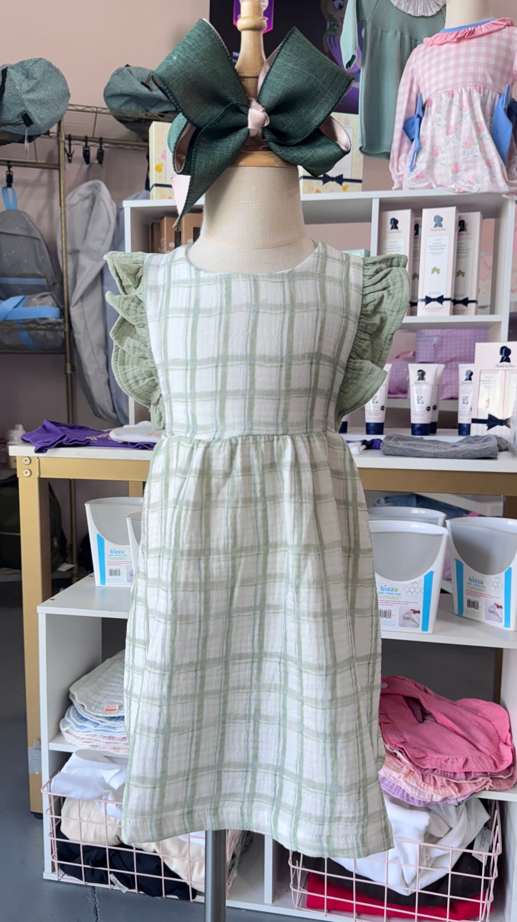 Perfectly Plaid Twirl Dress