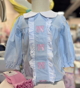 Pin Strip Bubble with Bows