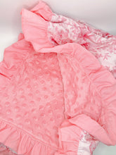 Load image into Gallery viewer, Simply Sweet Ruffle Minky Blanket
