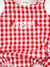 Load image into Gallery viewer, August Gingham Sunsuit
