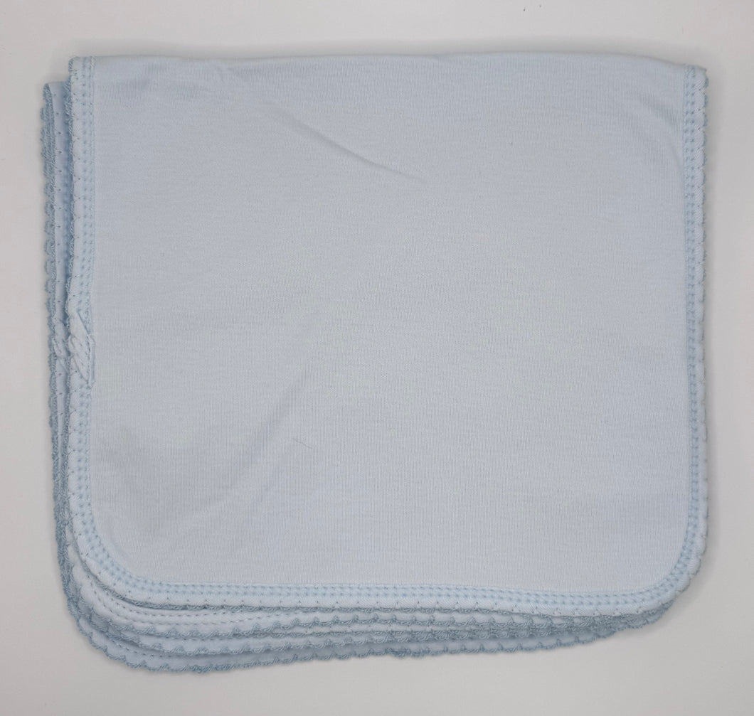 Picot Trimmed Burp Cloth