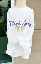 Load image into Gallery viewer, Puff Embroidery Mardi Gras Pullover
