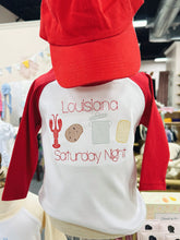 Load image into Gallery viewer, Louisiana Sat Night Raglan Tee
