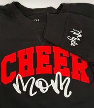 Load image into Gallery viewer, Cheer Mom Applique Sweatshirt
