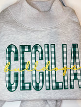 Load image into Gallery viewer, Cecilia Gingham Tall App Sweatshirt
