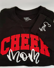 Load image into Gallery viewer, Cheer Mom Applique Sweatshirt
