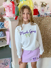 Load image into Gallery viewer, Mardi Gras Embroidered Skort
