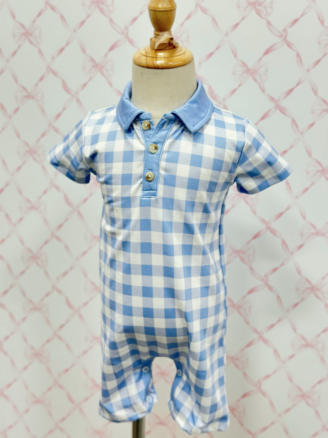 Gingham Romper