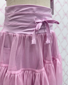 Presley Pink Ruffle Skort Set