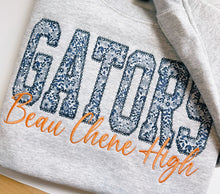 Load image into Gallery viewer, Gators Floral Applique Sweatshirt

