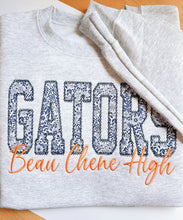 Load image into Gallery viewer, Gators Floral Applique Sweatshirt
