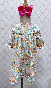 Spring Time Smocked Dress