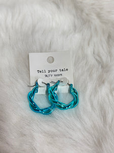 Small Braided Hoops