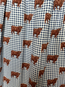 Highland Cow Swaddle with Matching Mom Robe