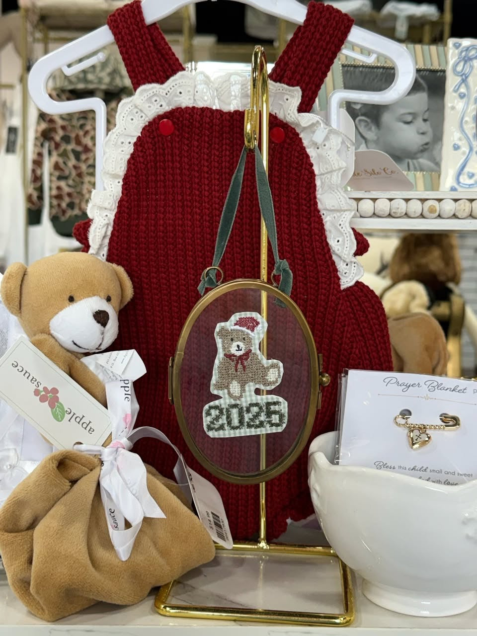 Embroidered Christmas Ornament