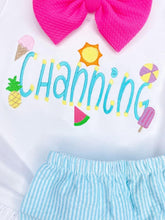Load image into Gallery viewer, Sweets &amp; Sunshine Personalized Ruffle Tee
