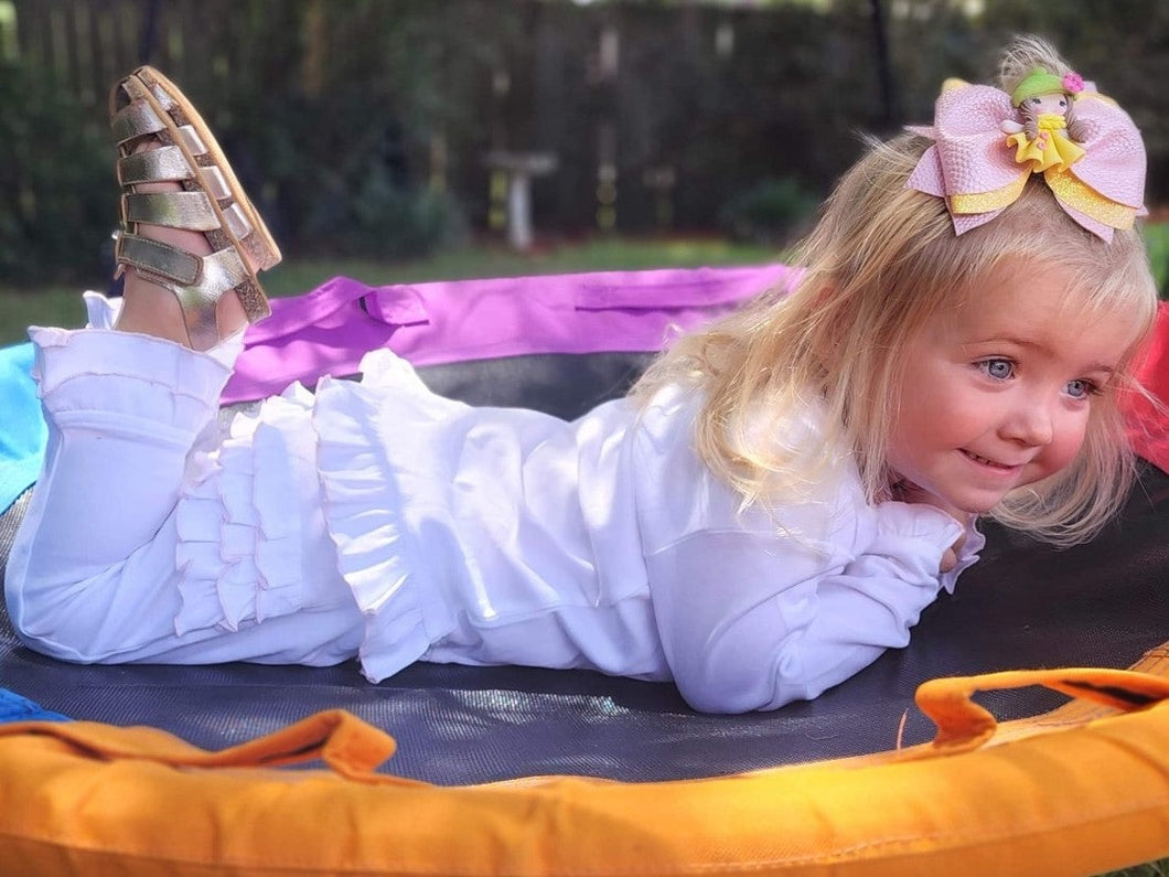 The Ameila 2 Piece Romper Set with Ruffles