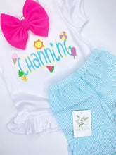Load image into Gallery viewer, Sweets &amp; Sunshine Personalized Ruffle Tee
