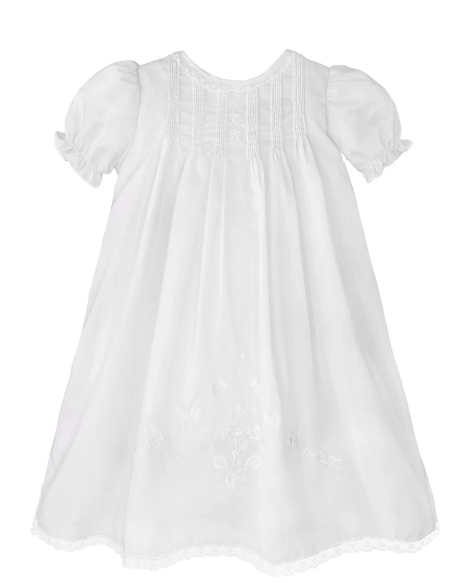Millie Heirloom Lace Hand Embroidered Daygown-5339
