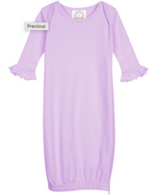 Load image into Gallery viewer, "Thank Heaven for Little Girls" Ruffle Newborn Gown
