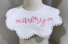 Load image into Gallery viewer, Pom Pom Trimmed Bibs
