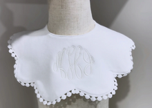 Load image into Gallery viewer, Pom Pom Trimmed Bibs
